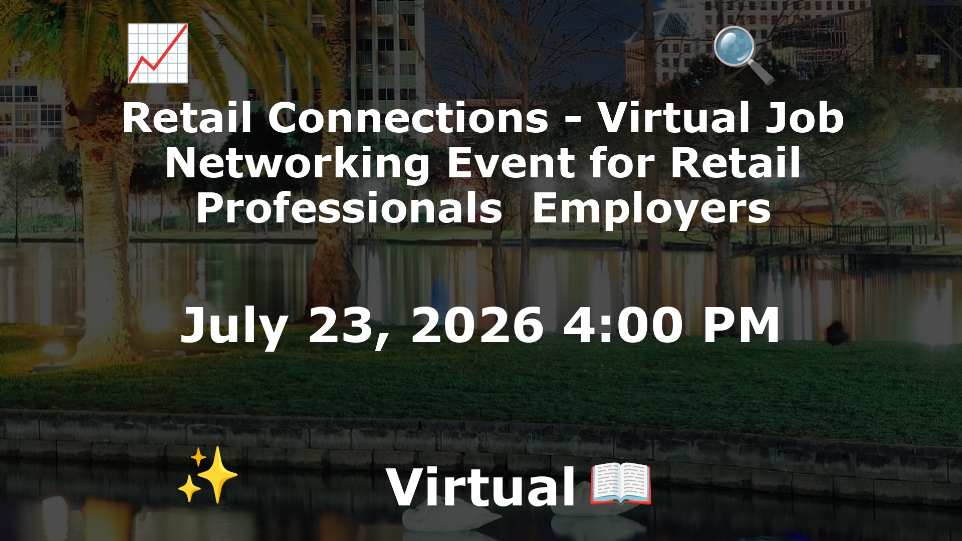 Retail Connections - Virtual Job  Networking Event for Retail Professionals  Employers event image